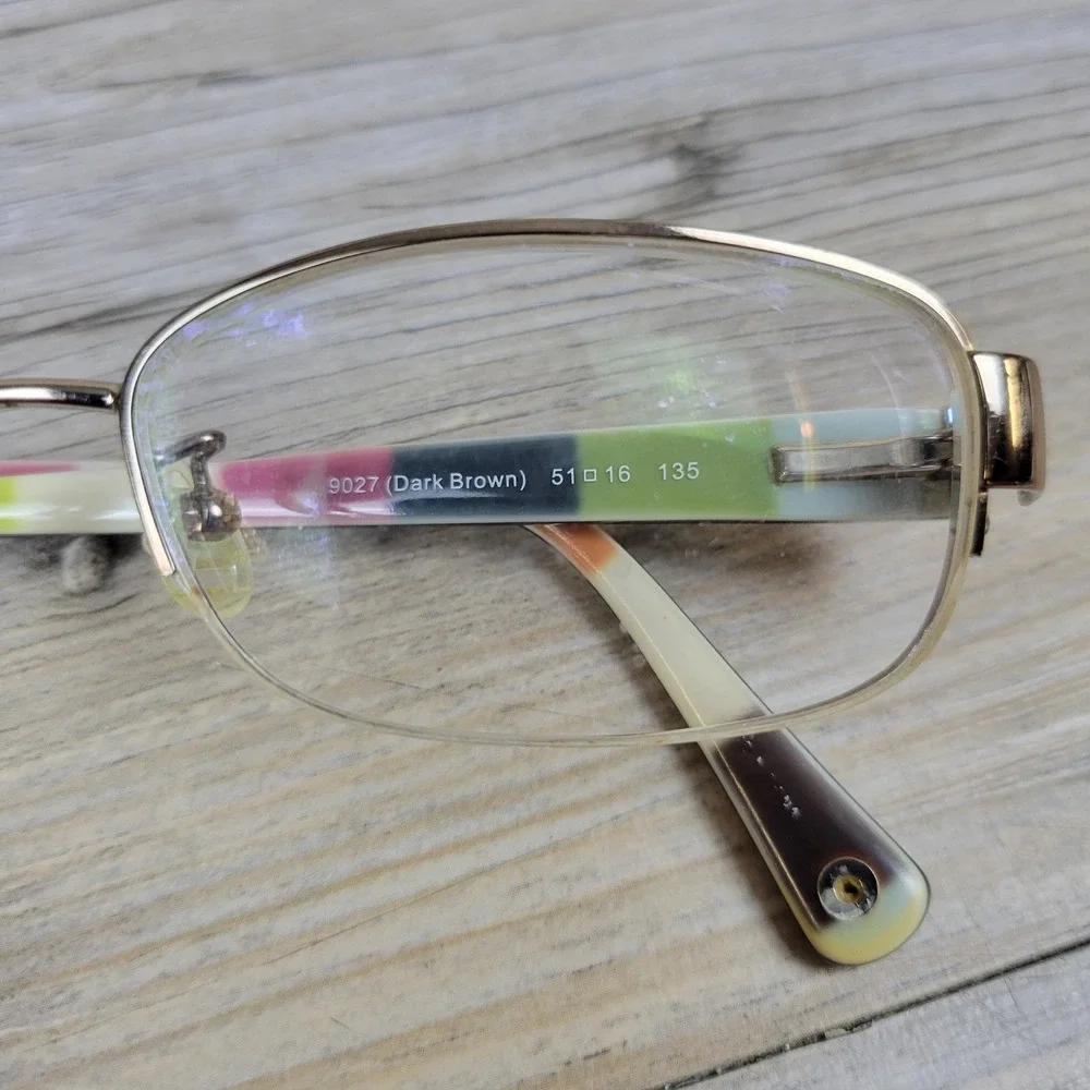 Coach Eyeglasses Frames HC 5004 Bettie 9027 Dark Brown Stripe Women 51-16-135
